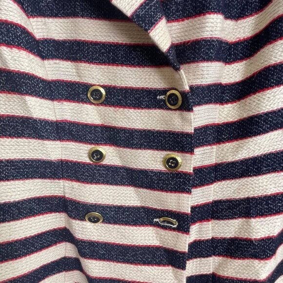 CAbi Love Carol Cruise Jacket | Style 5094 | Women’s Size 6 | Nautical Striped - Picture 6 of 11